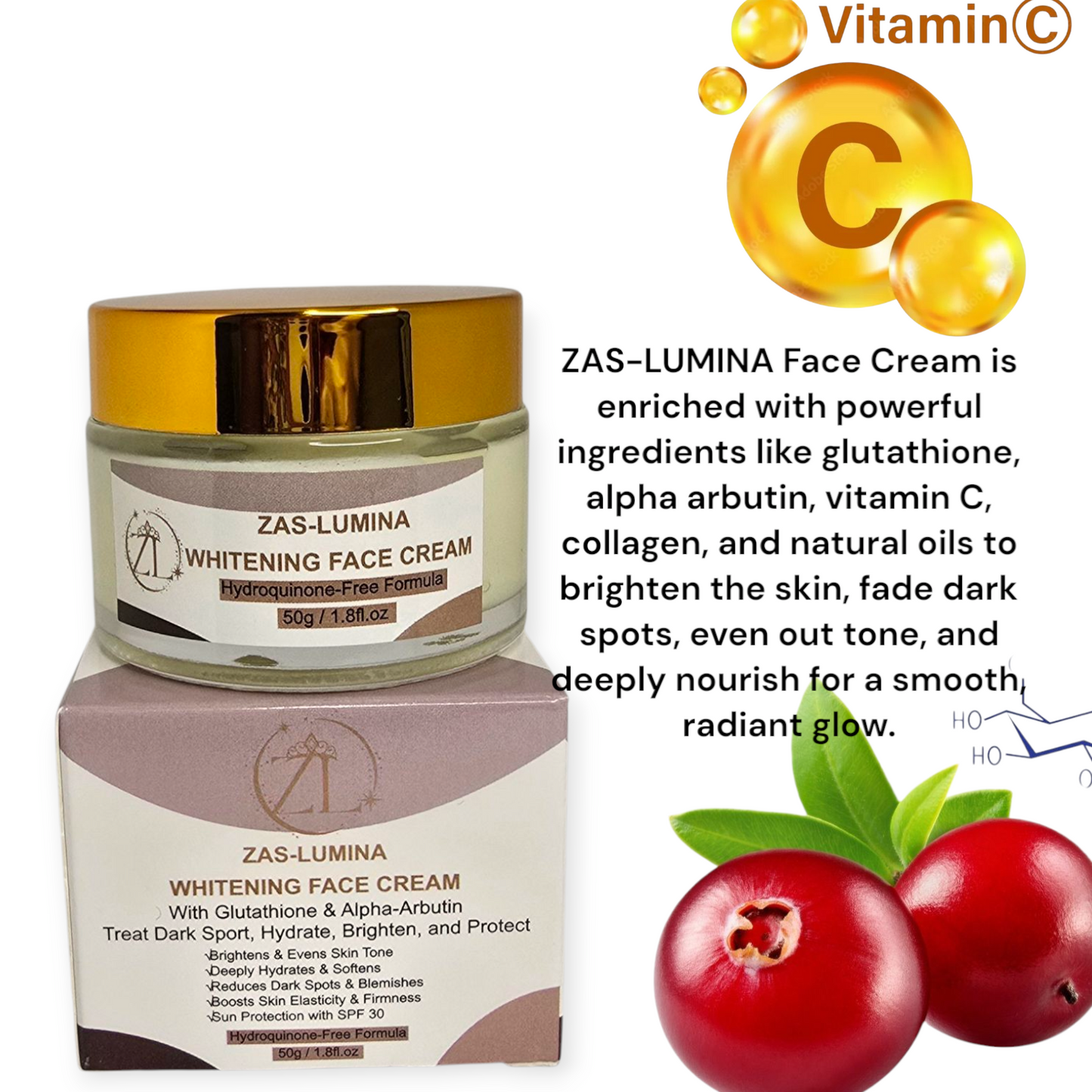 ZAS-LUMINA Glow- boosting, Brightening & Hydrating Body Care.