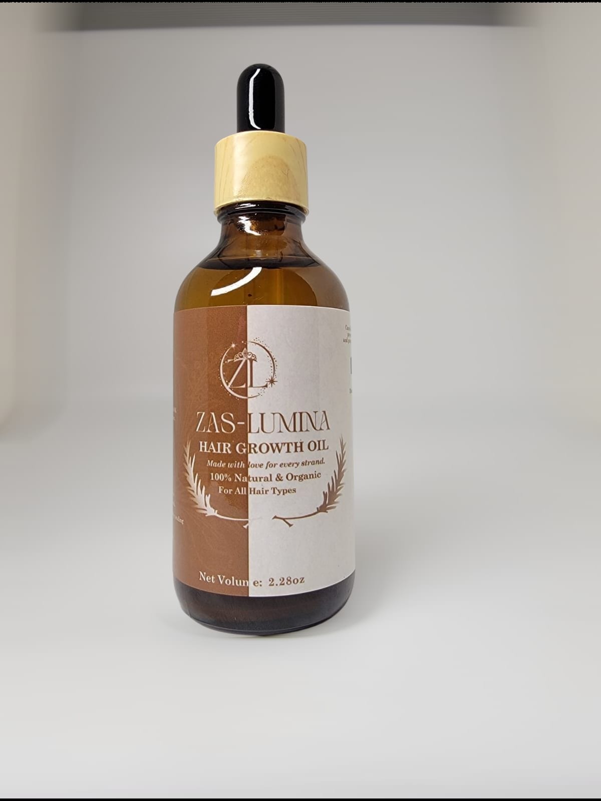 Organic Hair Growth Oil. Natural Formula for Fuller, Healthier Hair, Strengthen, Nourish & Restore Naturally.