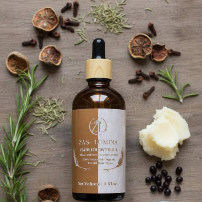 Organic Hair Growth Oil. Natural Formula for Fuller, Healthier Hair, Strengthen, Nourish & Restore Naturally.