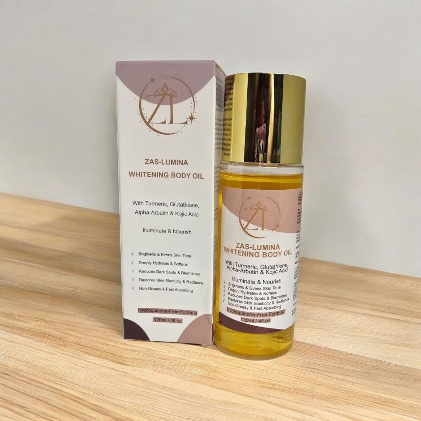 Brightening Body Oil – Lightweight, Non-Greasy Glow Formula