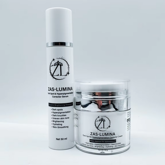 ZAS-LUMINA Dark Spot & Hyperpigmentation Corrector (Serum & Cream Set)