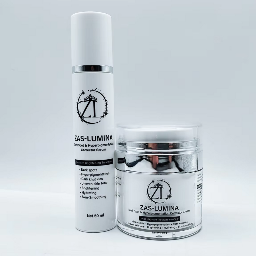 ZAS-LUMINA Dark Spot & Hyperpigmentation Corrector (Serum & Cream Set)
