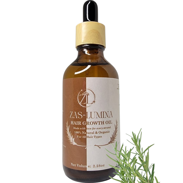 ZAS-LUMINA Hair Growth Oil: Strengthen Roots, Nourish Strands, and Restore Natural Vitality for Fuller, Healthier Hair.
