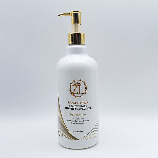 ZAS-LUMINA Beauty Spark Body Lotion – 5-Piece Glow Set For a Balanced, Glowing Complexion / Lightweight, Non-Greasy Moisture
