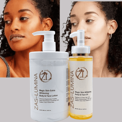 ZAS-LUMINA Magic Skin – Brightening & Moisturizing Body Care Set | Set of Two