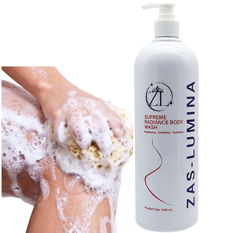 ZAS-LUMINA Supreme Radiant Shower Gel – Brightening & Skin-Refreshing Cleanser (1,000 ml)
