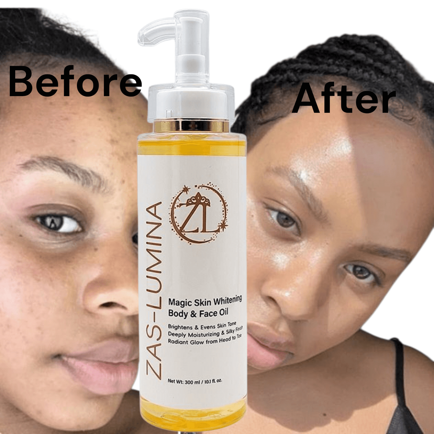 ZAS-LUMINA Magic Skin – Body and Face Oil for a Bright, Even Glow.